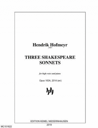 Three Shakespeare sonnets