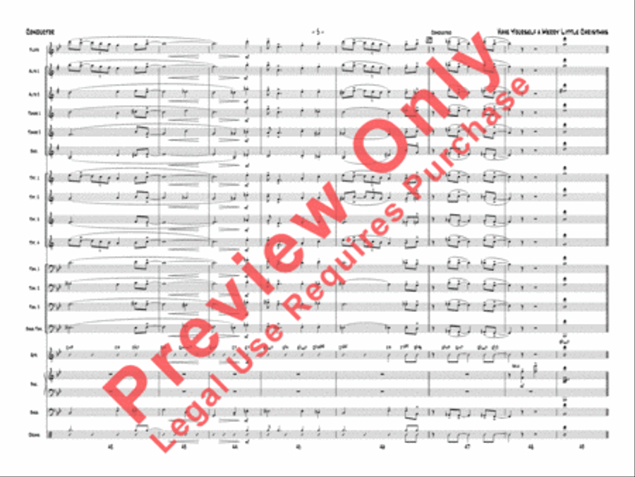 Have Yourself a Merry Little Christmas Jazz Ensemble scores gallery preview page 8