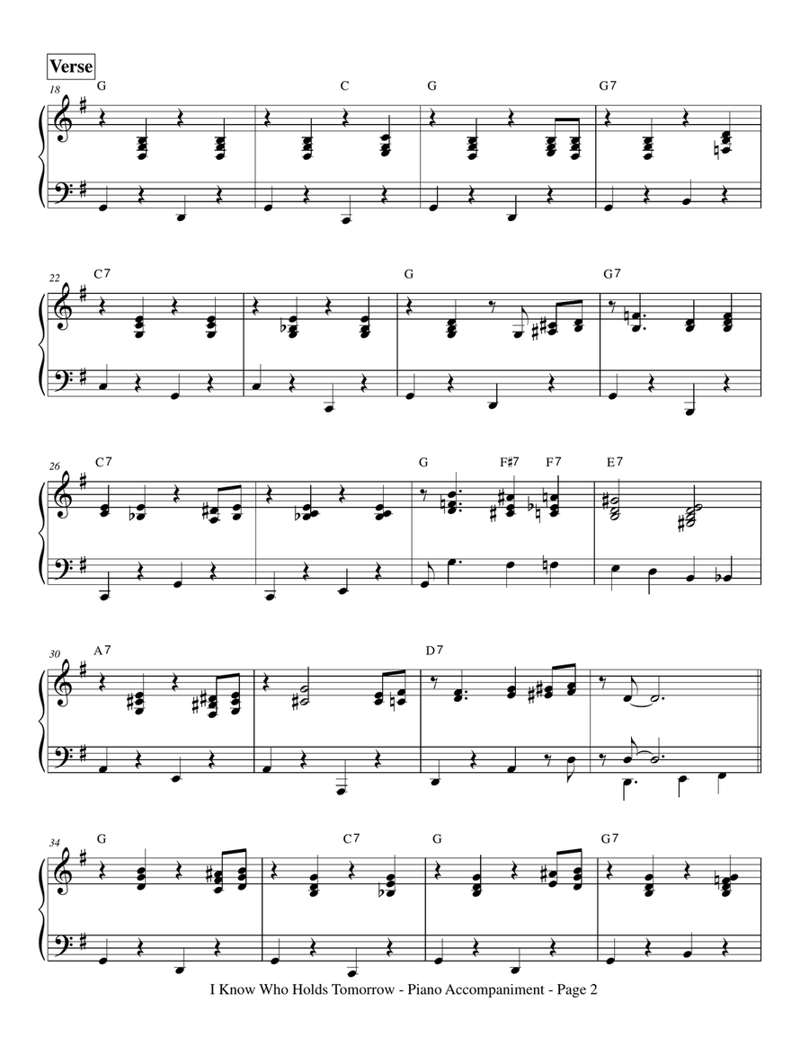 I Know Who Holds Tomorrow A Cappella scores gallery preview page 4