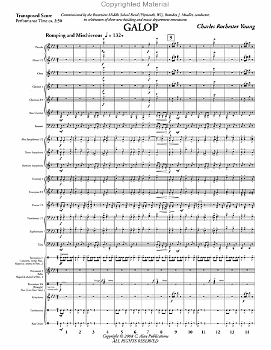 Galop Concert Band scores gallery preview page 2