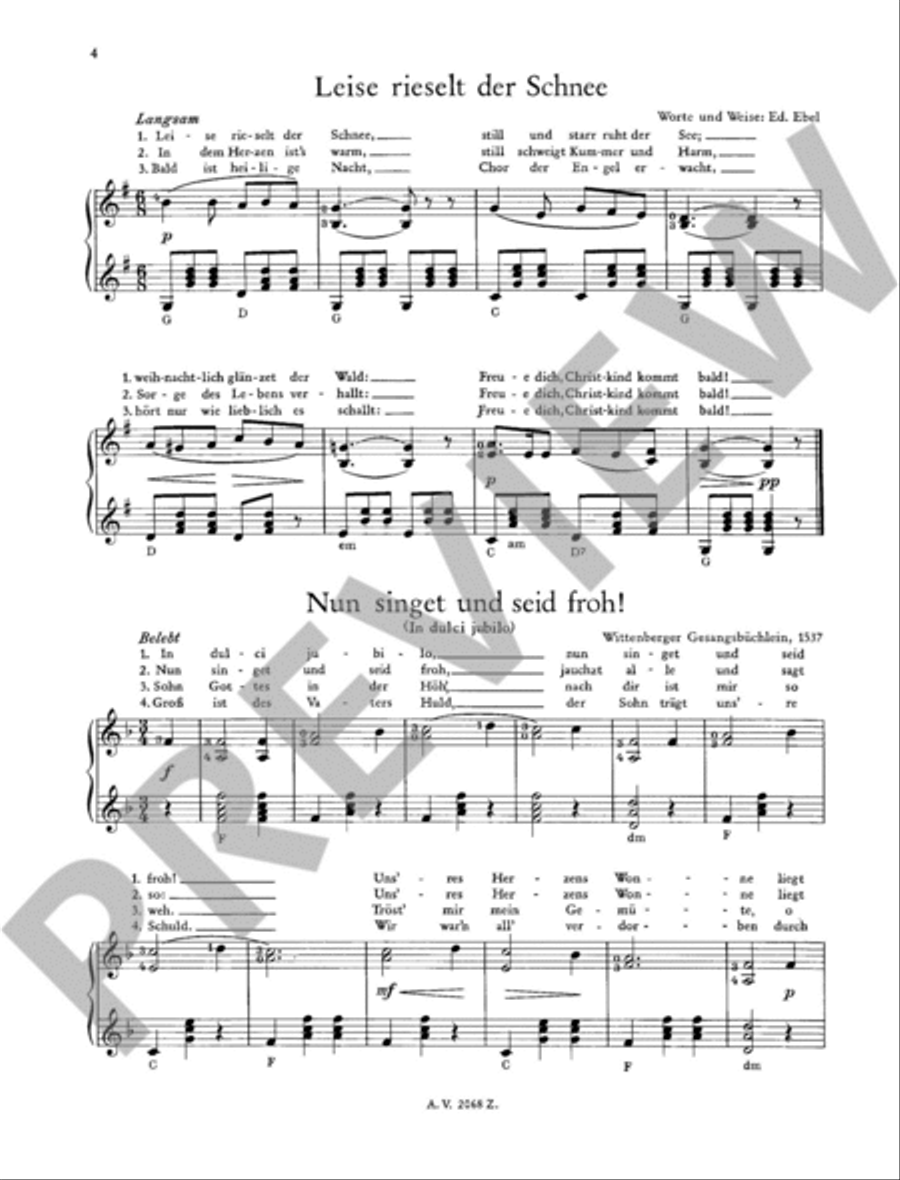 Fröhliche Weihnacht Zither scores gallery preview page 4