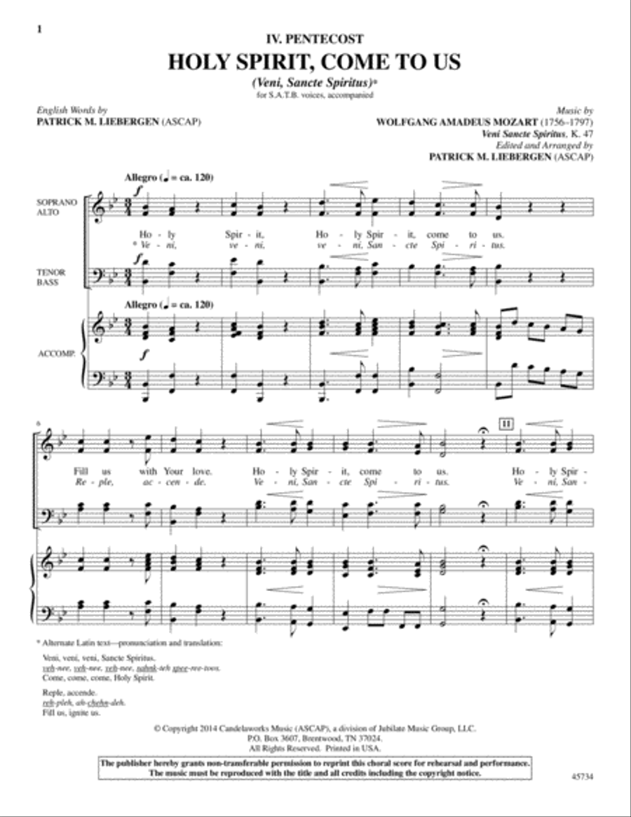 Instant Introits and Amens Choir scores gallery preview page 42
