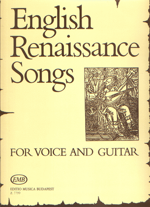 Book cover for Englisch Renaissance Songs für Singstimme und Gi