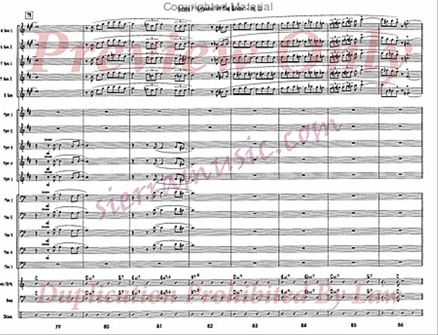 Stompin' At The Savoy Stompin' At The Savoy Jazz Ensemble scores gallery preview page 12