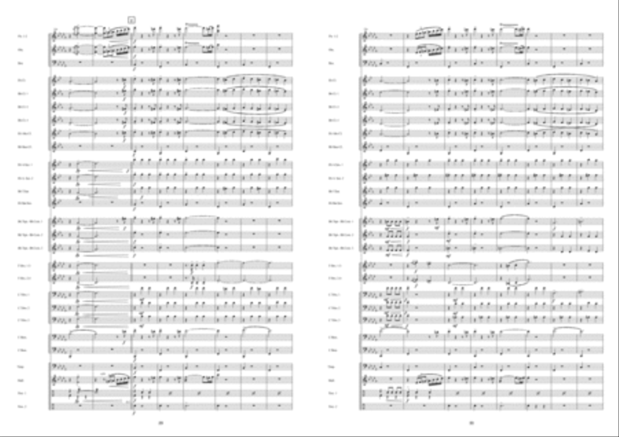 Edith Piaf ! Concert Band scores gallery preview page 16