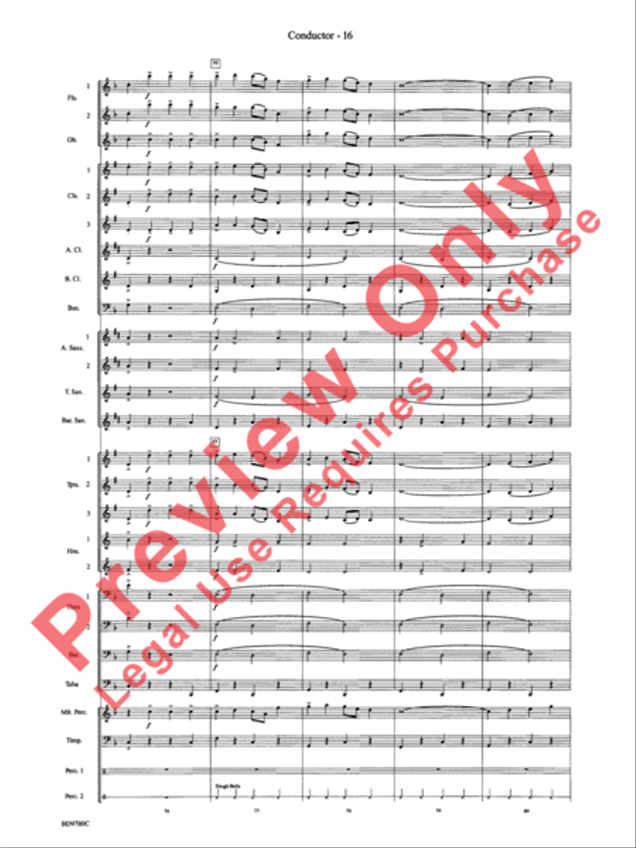 Holiday Cheers Holiday Cheers Concert Band scores gallery preview page 18