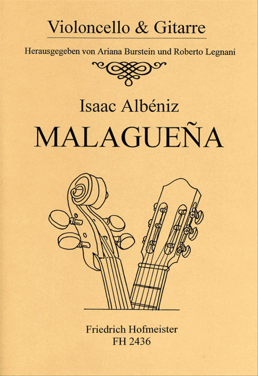 Malagueña Cello scores gallery preview page 1