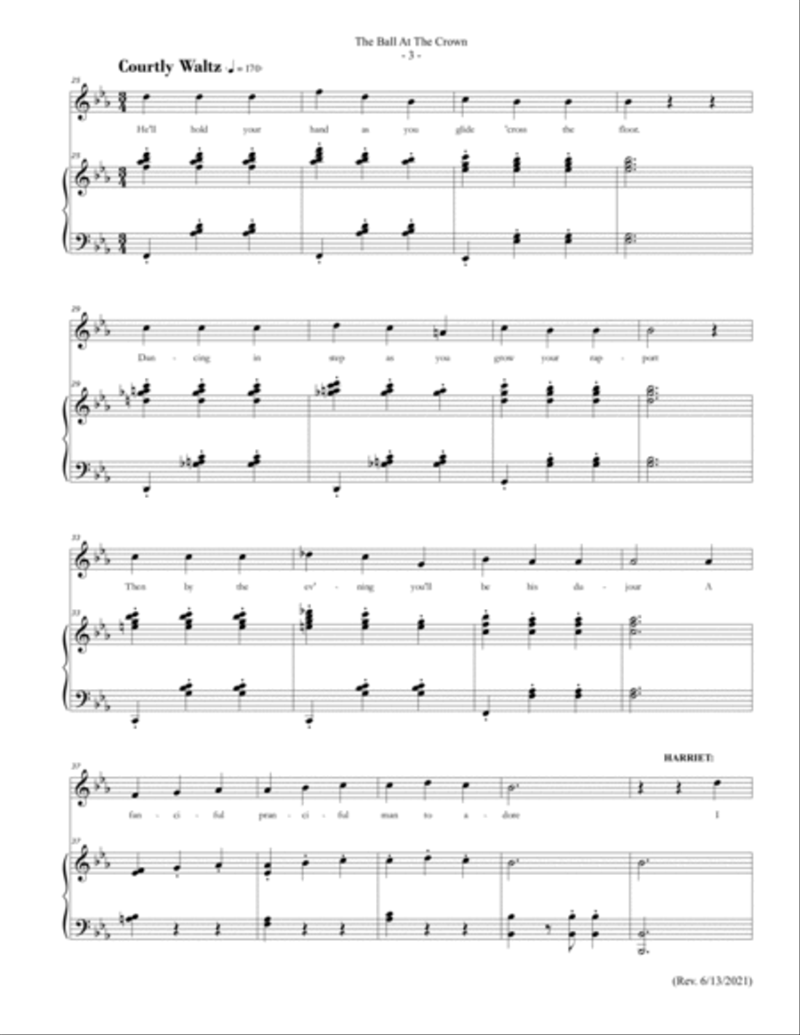 The Ball At The Crown Voice scores gallery preview page 3