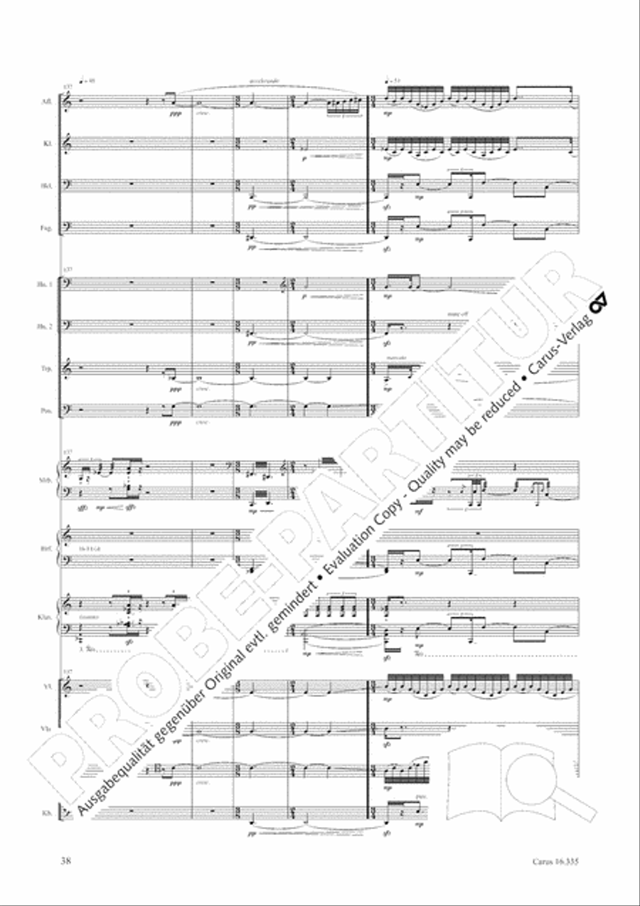 Esquisse: le froid Orchestra scores gallery preview page 39