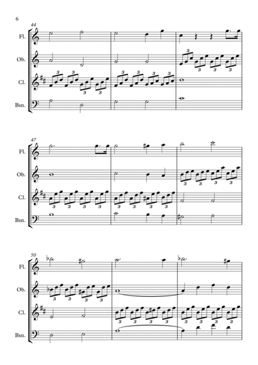 Moonlight Sonata - Wind Quartet image number null