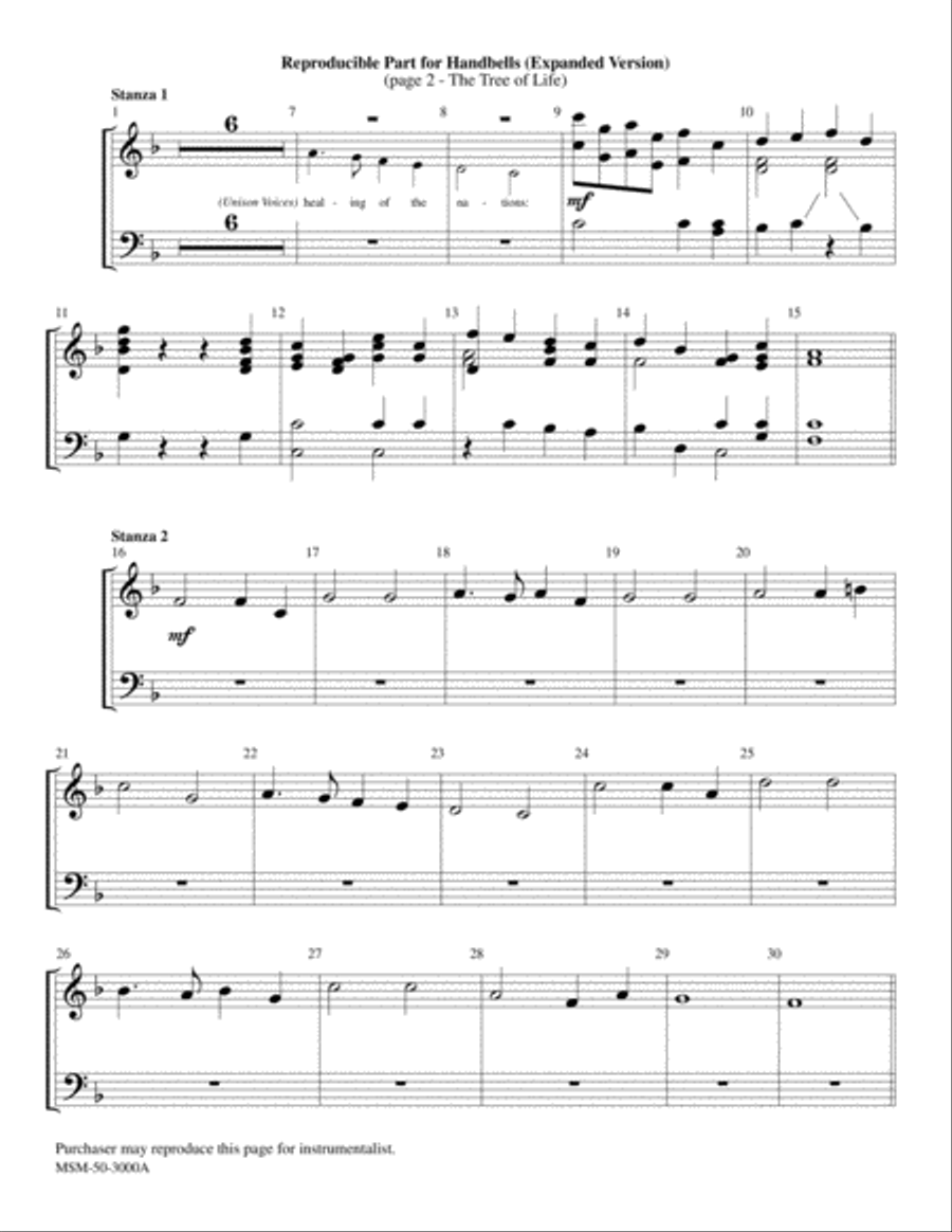 The Tree of Life Choir scores gallery preview page 3
