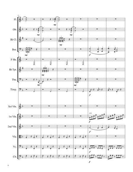 Caprice Gitan for Violin & Orchestra in F major image number null