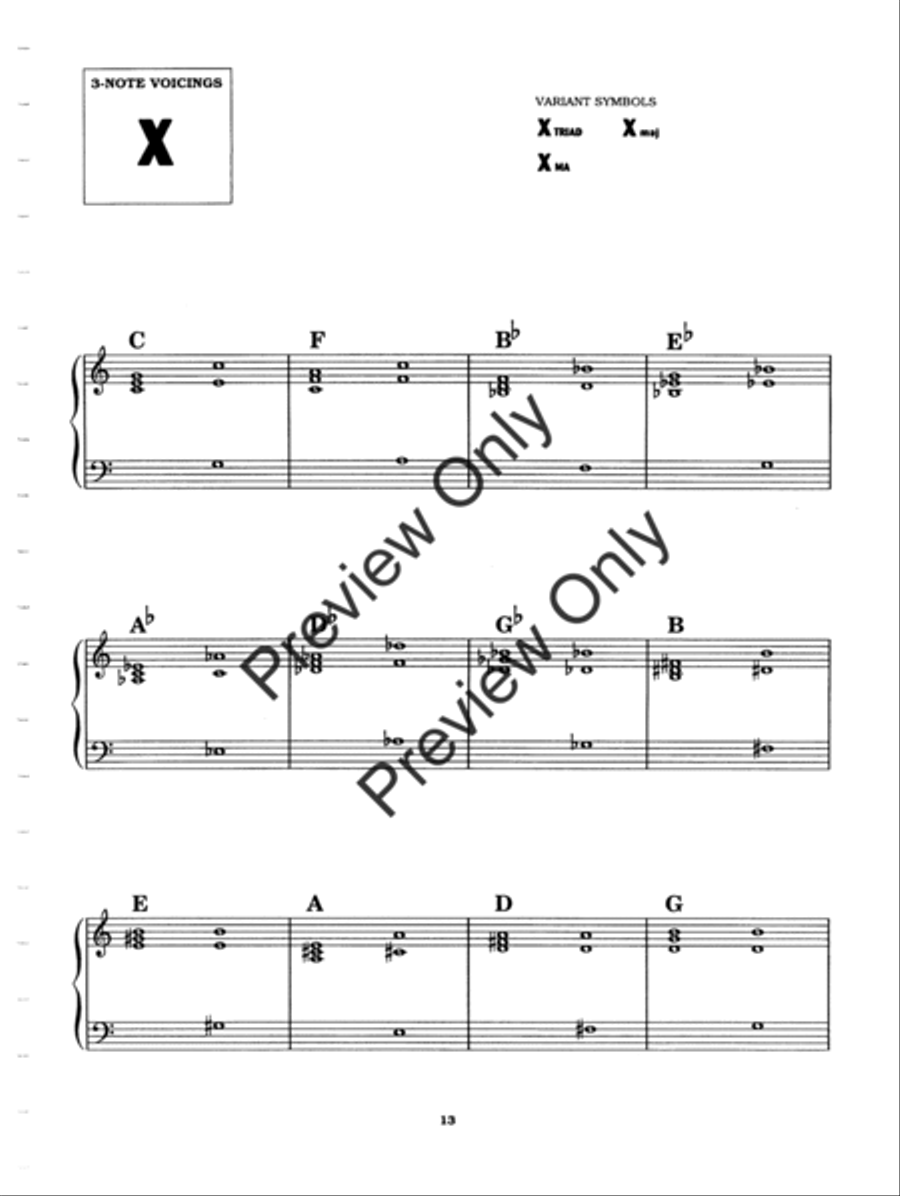 Chord Voicing Handbook, The Piano Method scores gallery preview page 16