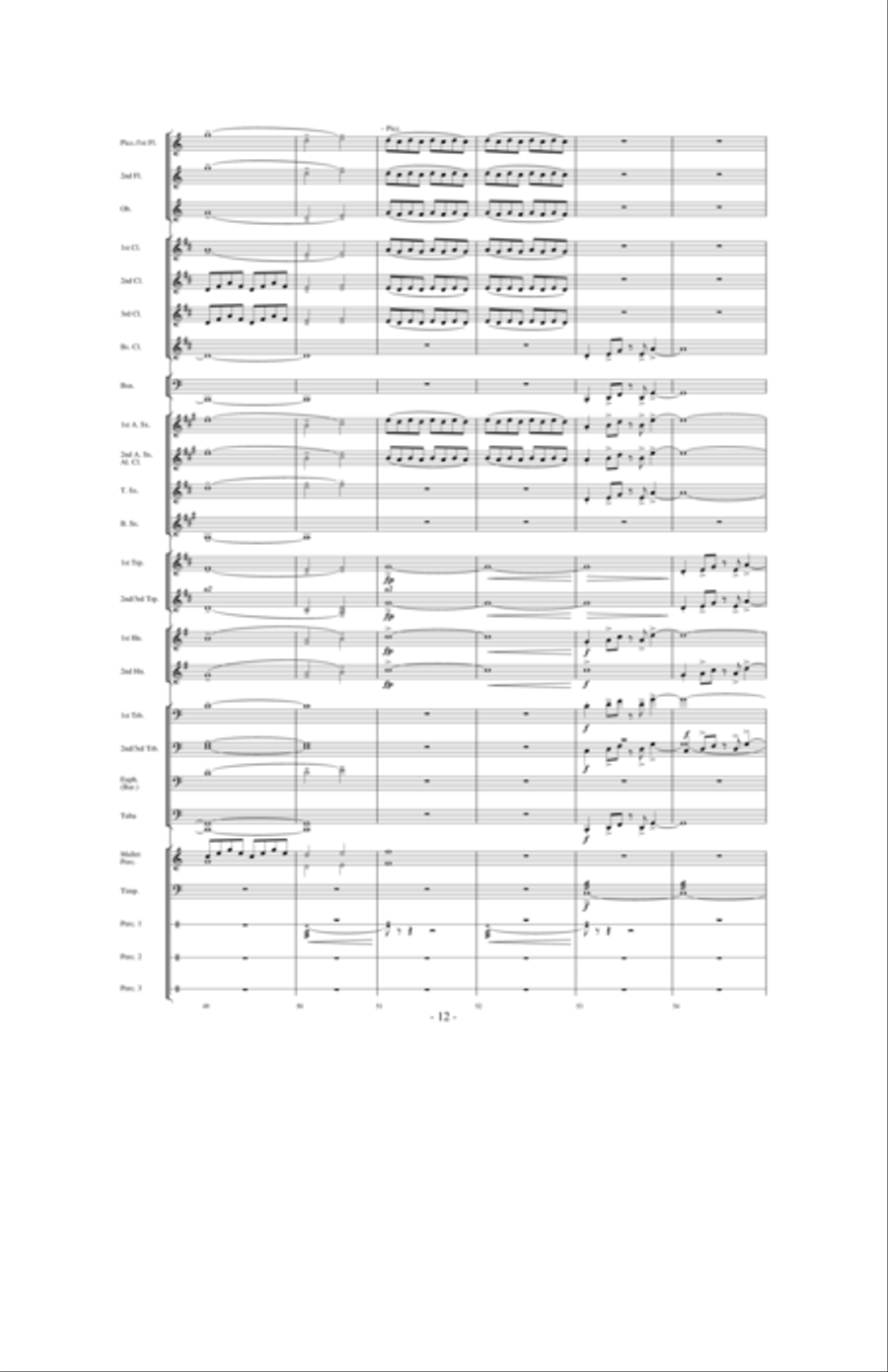 Of Honor and Valor Eternal Concert Band scores gallery preview page 11