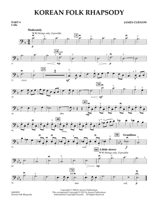 Korean Folk Rhapsody - Pt.4 - Cello