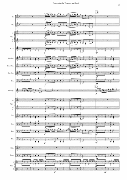 Concertino for Trumpet and Band image number null