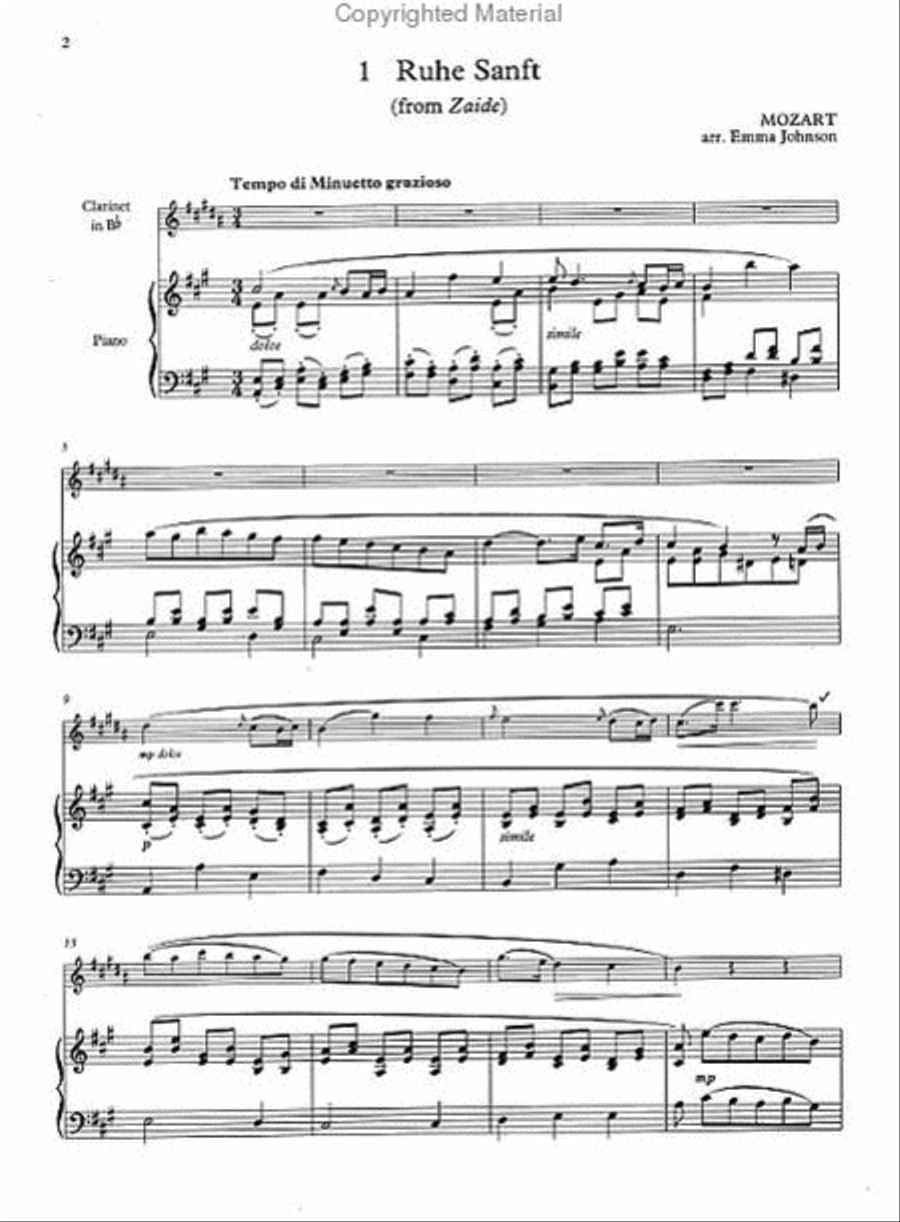 Encore! Encore! Clarinet Solo scores gallery preview page 2