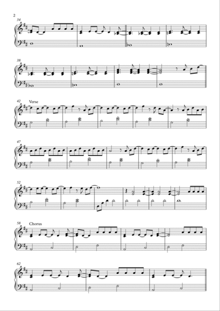 Every Little Thing She Does Is Magic Easy Piano scores gallery preview page 2