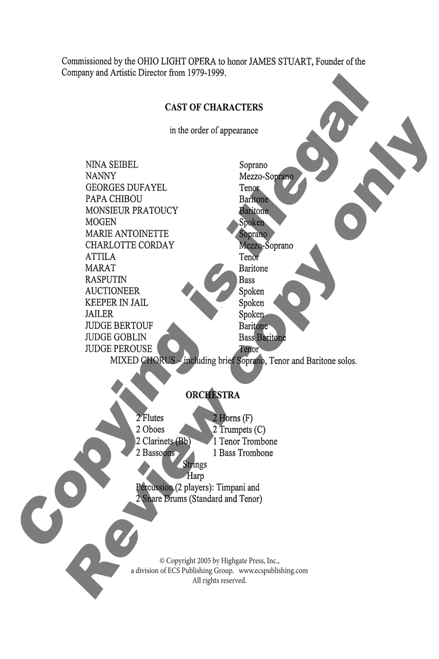 A Friend of Napoleon 4-Part scores gallery preview page 3