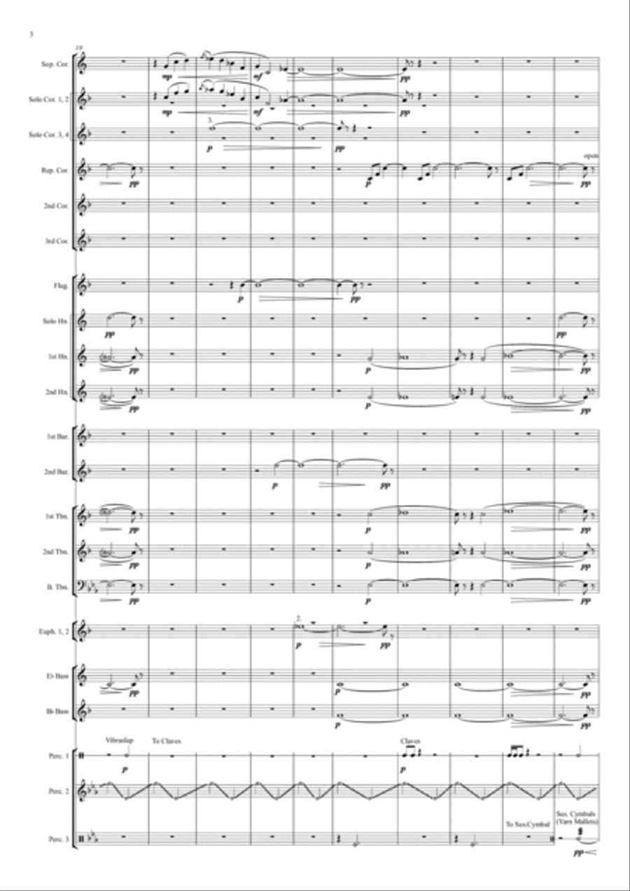 Ghost Dances (Wounded Knee, 1890) for Brass Band Brass Band scores gallery preview page 4