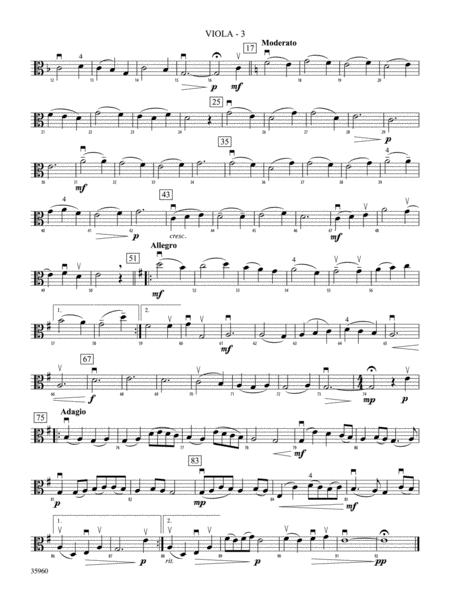 A Dickens Christmas Carol Suite: Viola