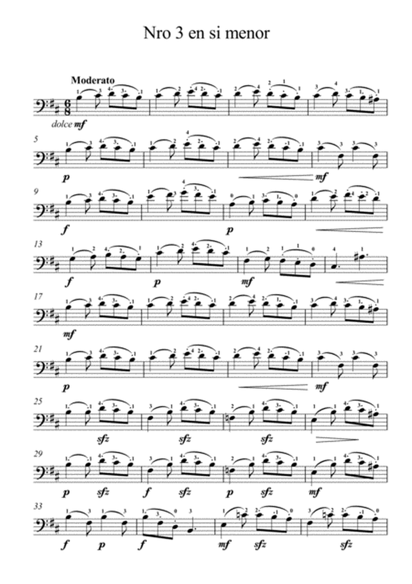 10 piezas breves para cello solo. complete book