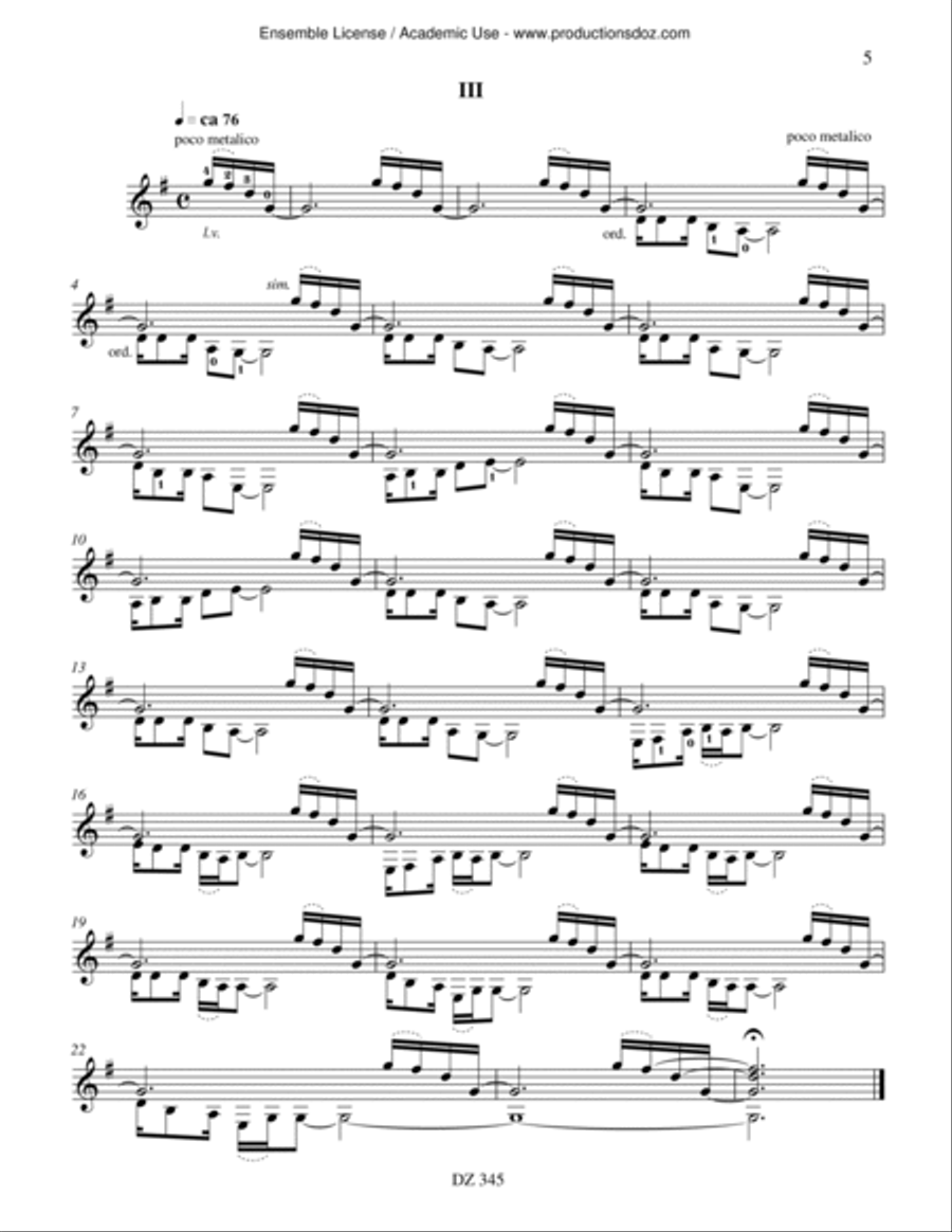 24 Microclimats Classical Guitar scores gallery preview page 5