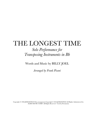 Book cover for The Longest Time