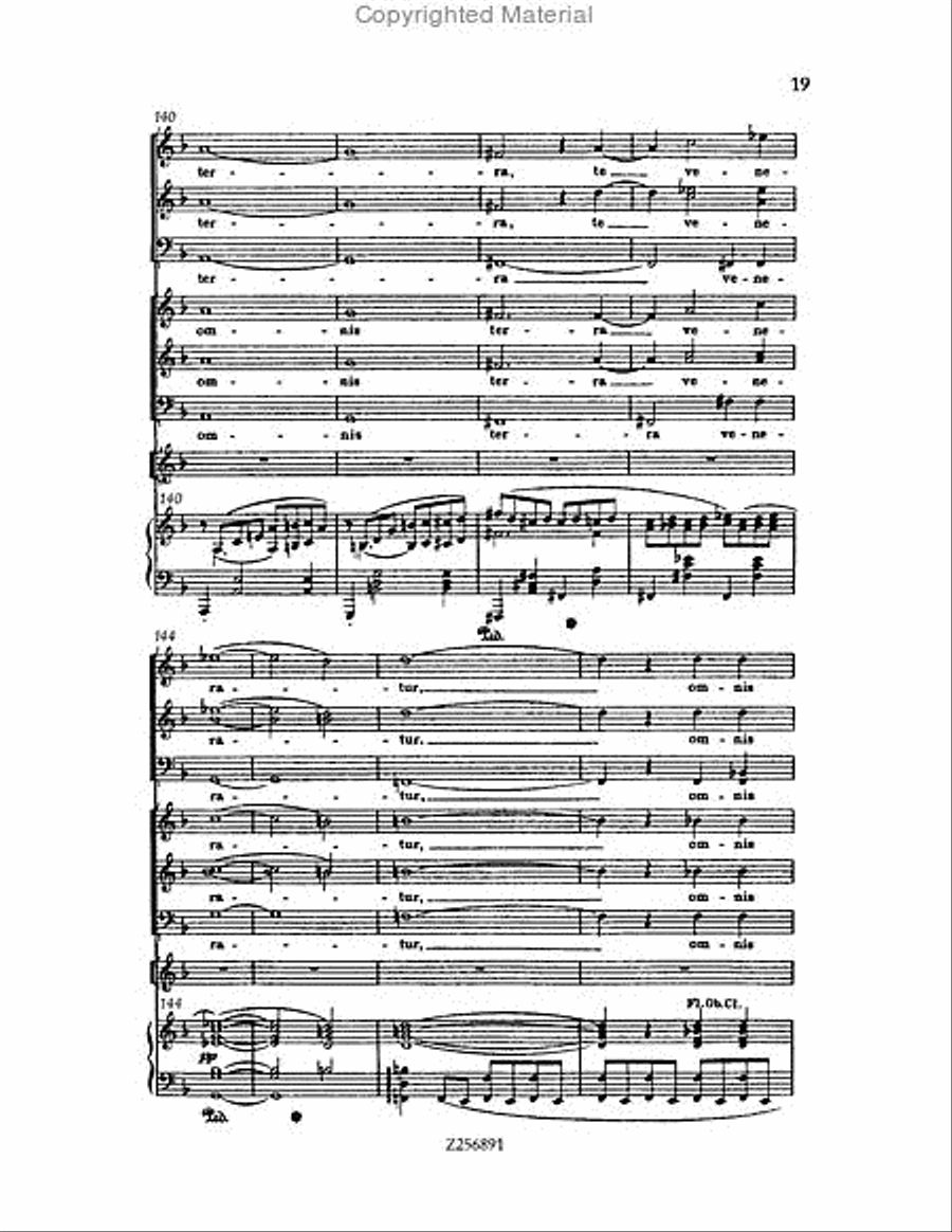 Te Deum, H 118 Choir scores gallery preview page 19
