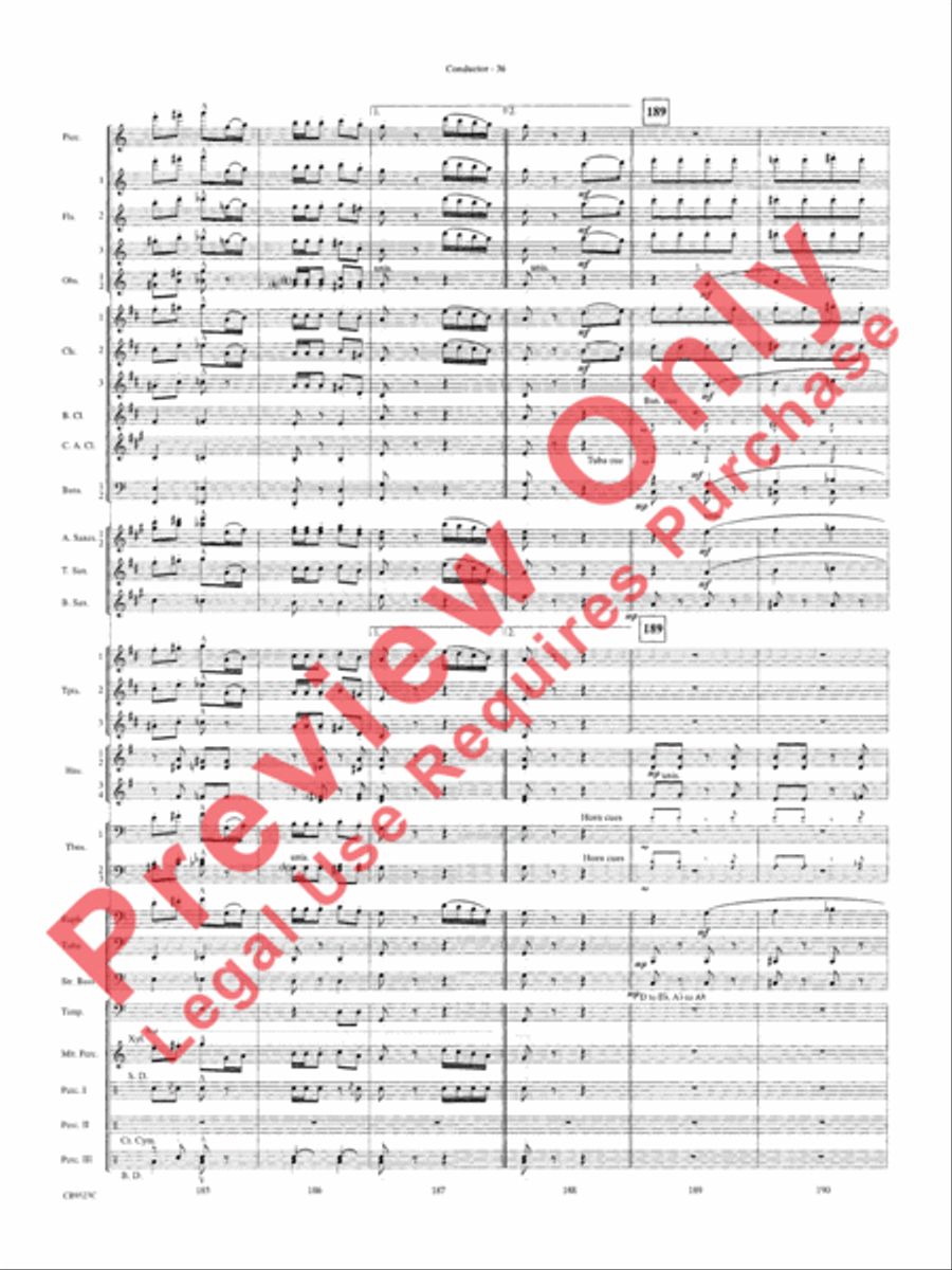The Wizard of Oz Concert Band scores gallery preview page 39