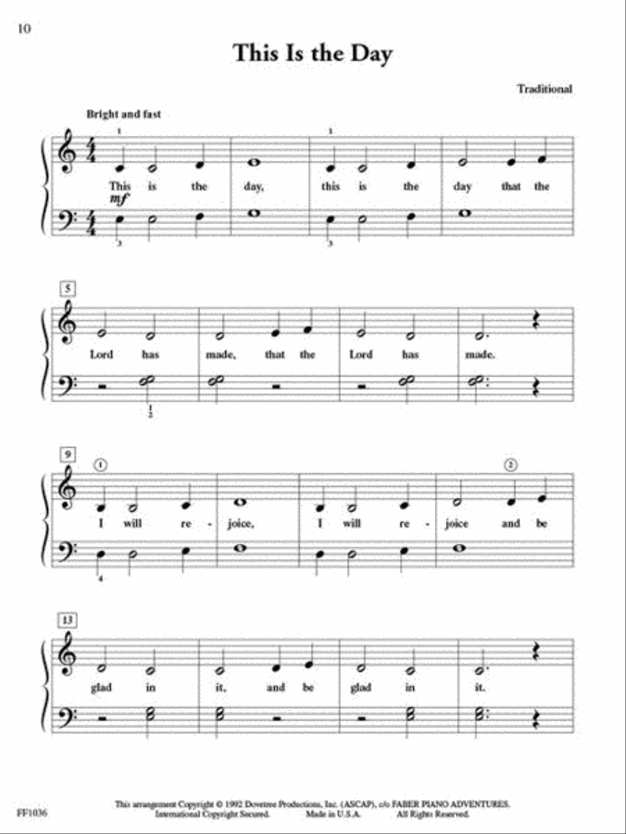 ShowTime® Piano Hymns Piano Method scores gallery preview page 4