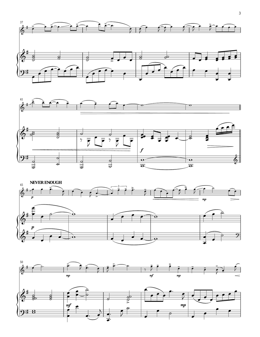 The Greatest Showman Medley Violin Solo scores gallery preview page 3