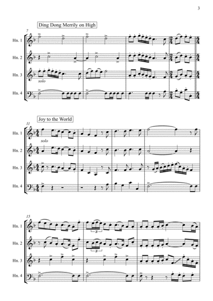 The Christmas Horn Spirit // French Horn Quartet