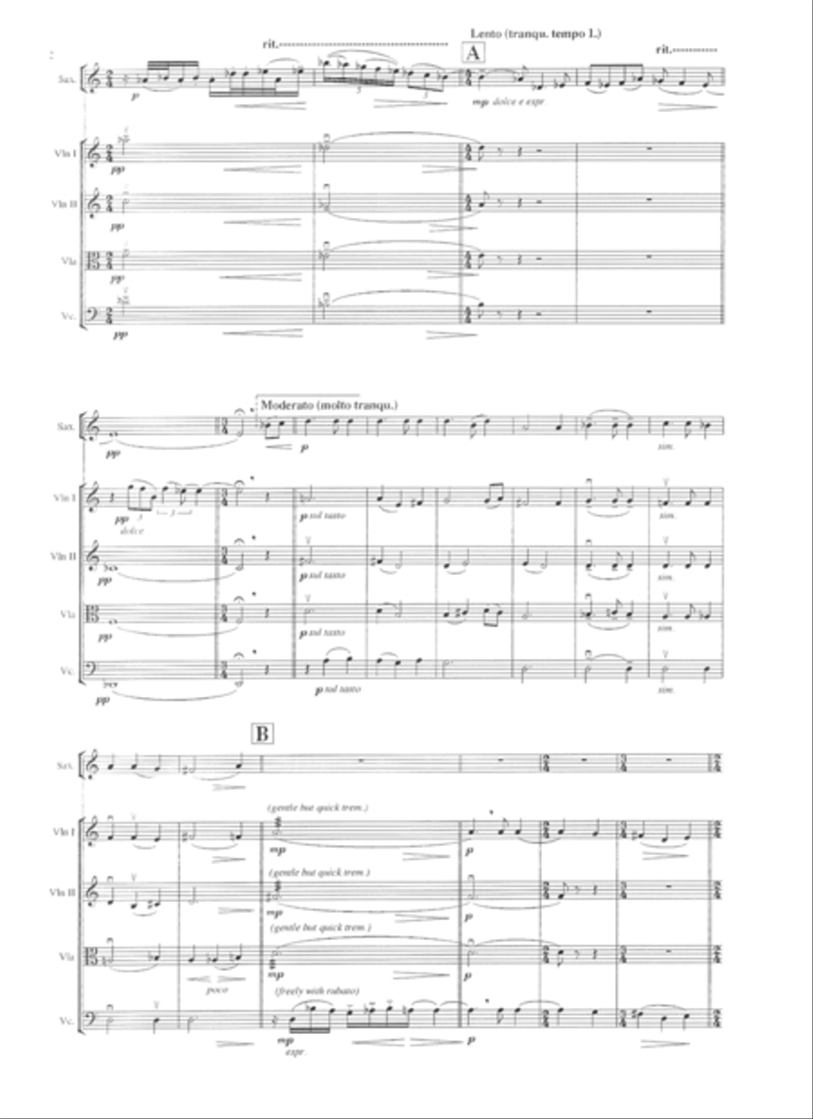 Noches Da Luna Noches Da Luna Soprano Saxophone scores gallery preview page 3