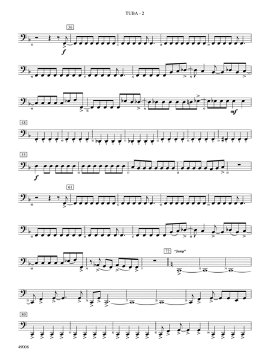 Van Halen Hits: Tuba Full Orchestra scores gallery preview page 2