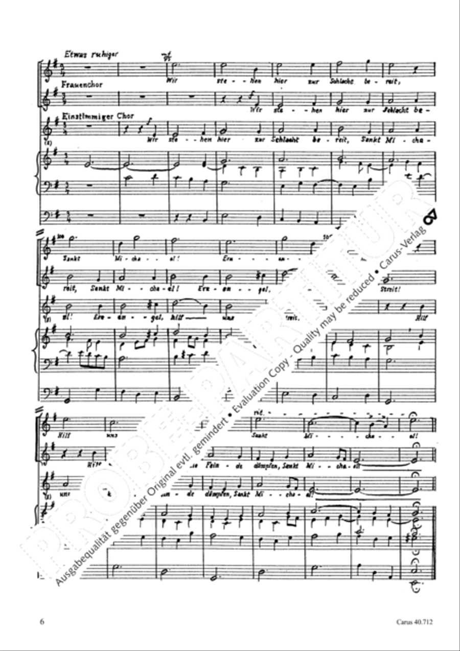 Unuberwindlich starker Held SSA scores gallery preview page 7