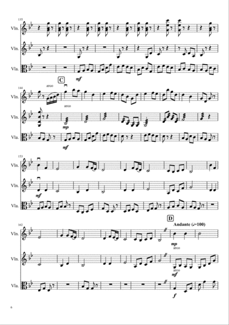 String Trio No.1 String Trio scores gallery preview page 6
