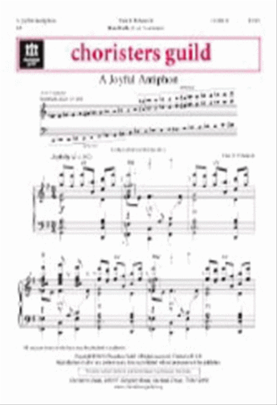 A Joyful Antiphon by Dan Edwards Handbell Choir - Sheet Music