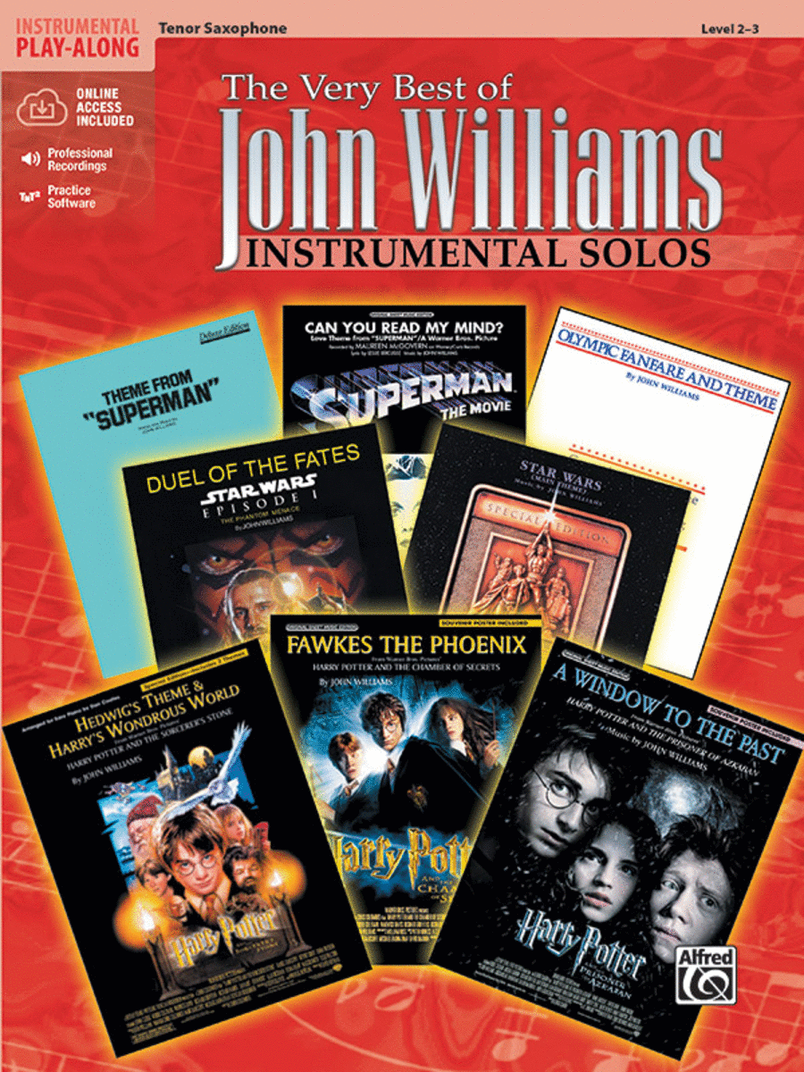 The Very Best of John Williams - Tenor Sax (Book/CD) image number null