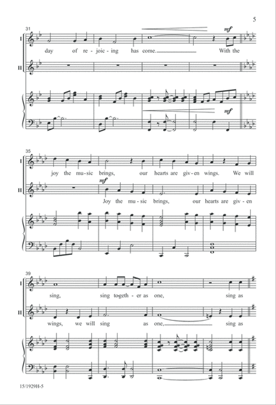 Canticle of Praise 2-Part scores gallery preview page 5