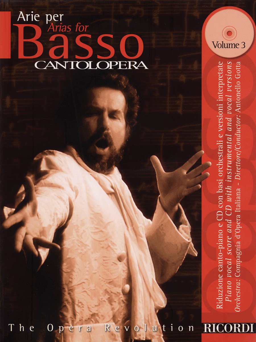 Cantolopera: Arias for Bass Volume 3