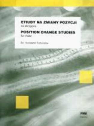 Book cover for Position Change Studies