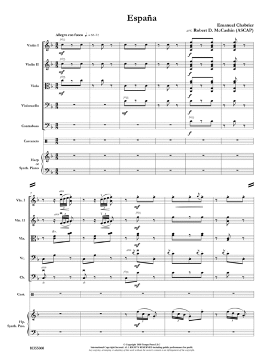 Espana Orchestra scores gallery preview page 2