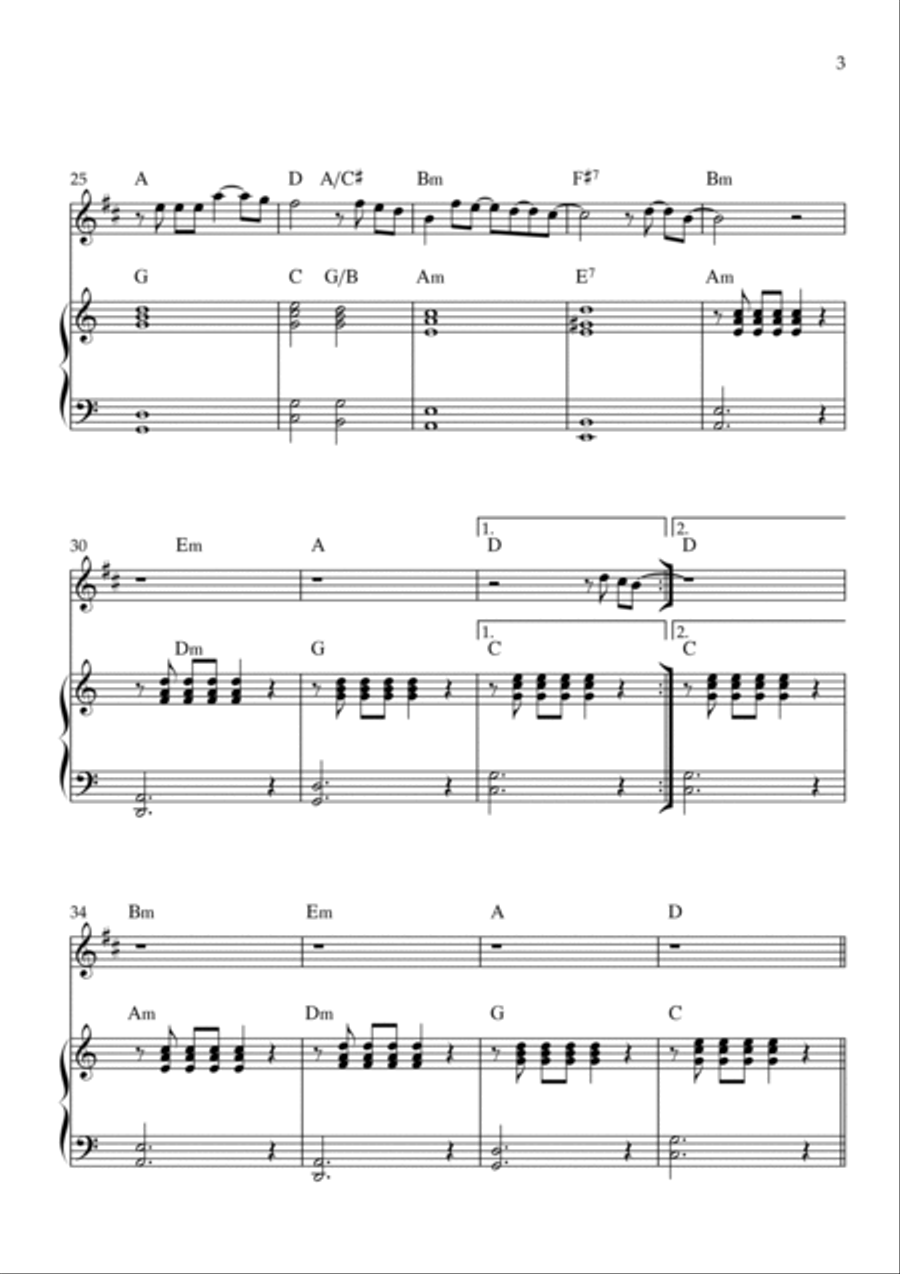 Flowers B-Flat Clarinet scores gallery preview page 3