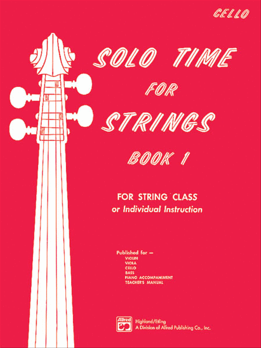 Solo Time for Strings, Book 1 Chamber Orchestra scores gallery preview page 1