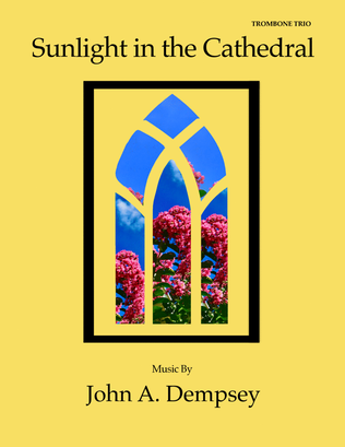 Book cover for Sunlight in the Cathedral (Trombone Trio)