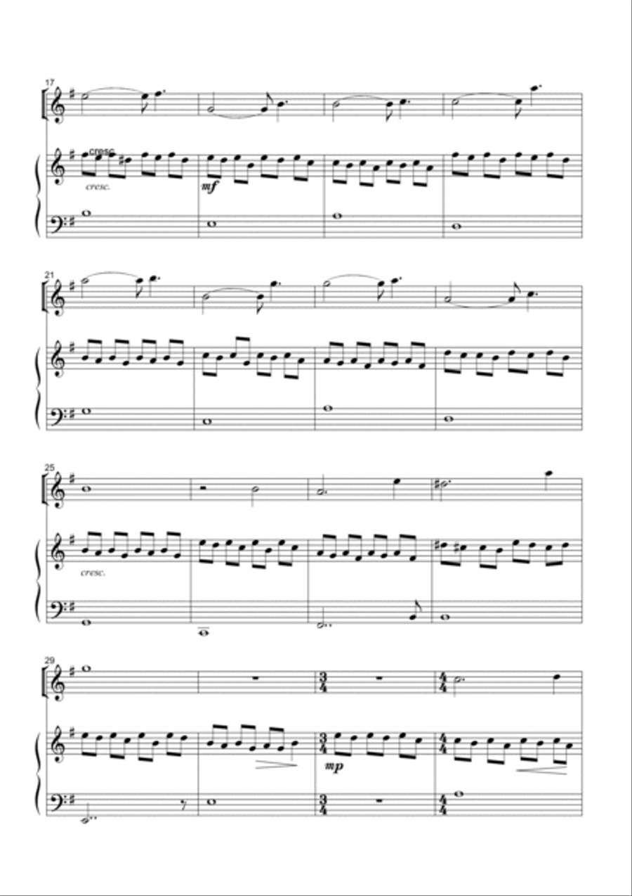 L´Angelo, Stolpersteine Variations Violin Solo scores gallery preview page 2