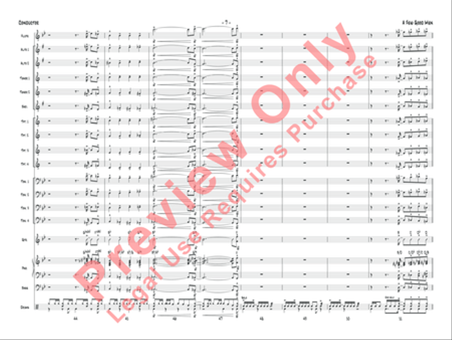 A Few Good Men Jazz Ensemble scores gallery preview page 8