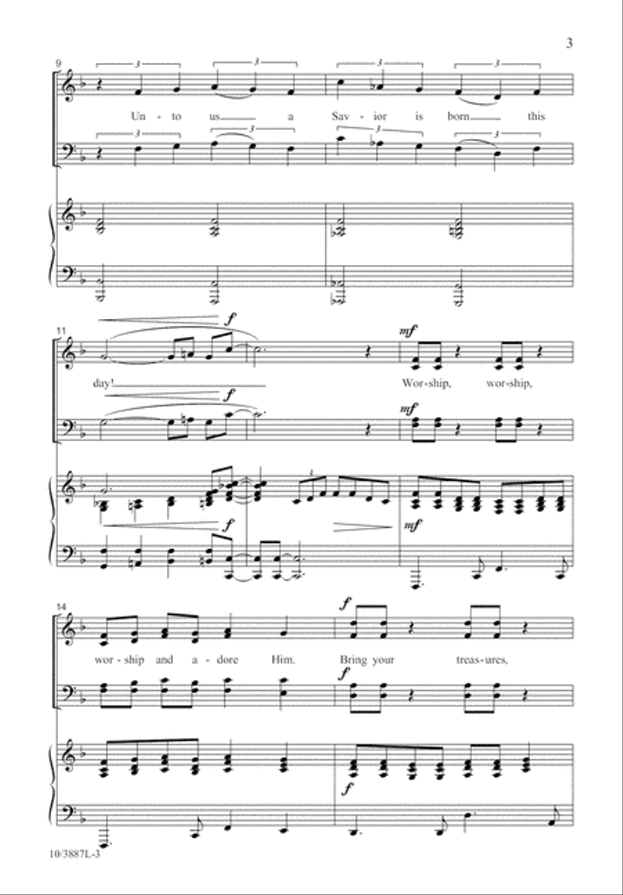 Glory, Glory! Glory, Glory! 4-Part scores gallery preview page 3