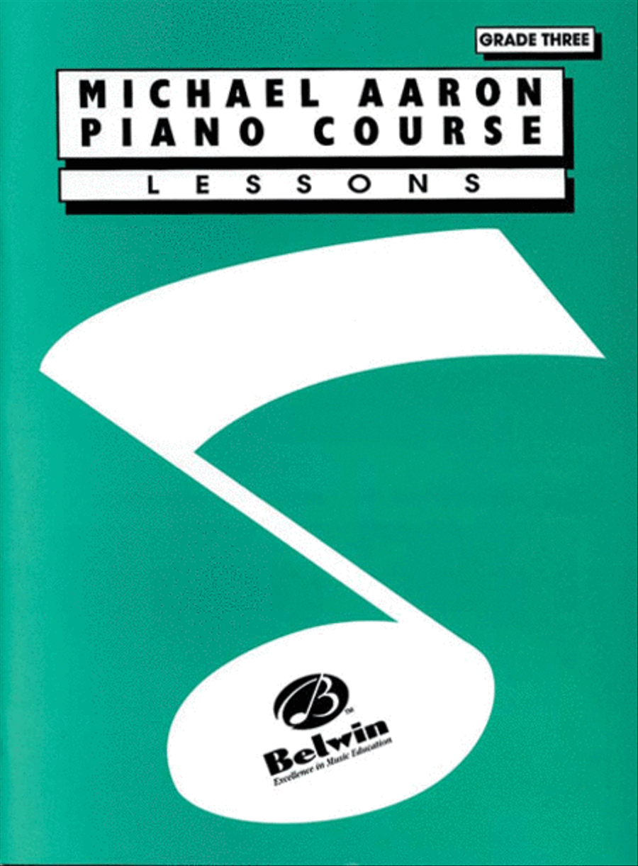 Michael Aaron Piano Course Lessons Grade 3 Piano Method scores gallery preview page 1